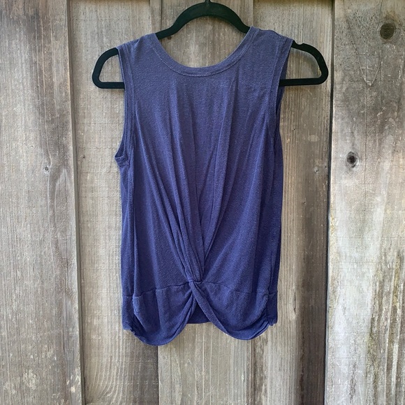 Nordstrom Tops - Blue twist tank top